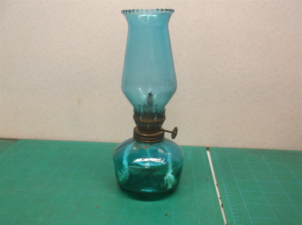 blue oil lamp made in hong kong