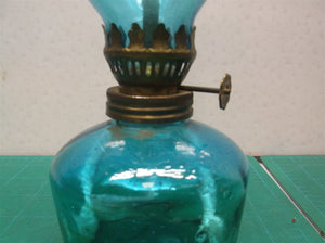 blue oil lamp made in hong kong