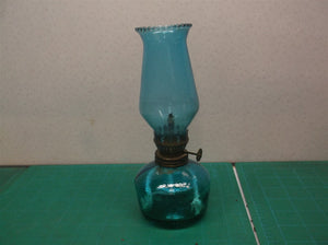 blue oil lamp made in hong kong