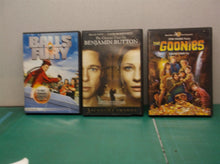 Lot of 3 dvd's The Curious Case of Benjamin Button & Balls of Fury & The Goonies