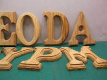 lot of 10 wooden CRAFT lettters A D E G M N O P R Y