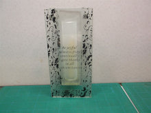 be joyful always pray continually give thanks in all circ GLASS CANDLE HOLDER