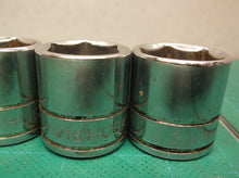 lot of 5 Husky 3/8 drive 6 poimt sockets 7/16 1/2 5/8 11/16 3/4