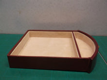 Drawer out of a wolf designs red round jewelry box