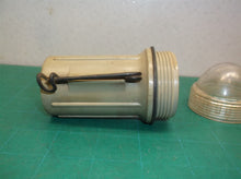 4.5" VINTAGE US FULTON WAUSEON, O. EMERGENCY SURVIVOR FLASHLIGHT housing only