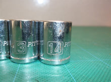 Lot of 9 pittsburgh 1/4 drive sockets 5mm 6mm 7mm 8mm 9mm 11mm 12mm 13mm 14mm