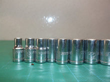 Lot of 9 pittsburgh 1/4 drive sockets 5mm 6mm 7mm 8mm 9mm 11mm 12mm 13mm 14mm