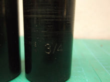 lot of 2 black 1/2" drive unbraneded 3/4" 19mm deep well scockets