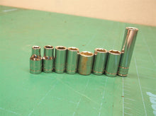 (8) 1/4 drive sae sockets 3/16 1/4 9/32 5/16 7/16 11/32 3/8 & 5/16 deep well