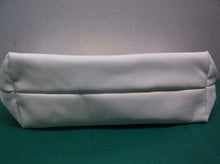 Shankara White Zippered Makeup Bag