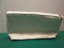 Shankara White Zippered Makeup Bag