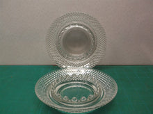 Lot of 2 glass ash trays 6.25"