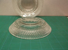 Lot of 2 glass ash trays 6.25"