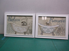 Relax & Renew framed wall art 7x9