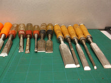 lot of 15 assorted chisels