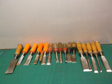 lot of 15 assorted chisels