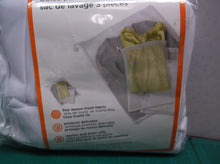 White Laundry Washing Bag No LBG-01148 Honey Can Do Intl 3PK 2 10x18 & 1 20x28