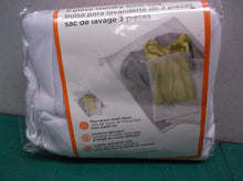 White Laundry Washing Bag No LBG-01148 Honey Can Do Intl 3PK 2 10x18 & 1 20x28