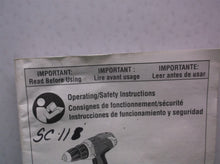 skil 2487 2587 2687 cordless drill manual only