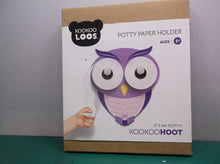 KooKooLoos Potty Training Accessory and Toliet Paper Holder, Hoot