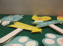 assorted easter egg hunt decor