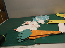 assorted easter egg hunt decor
