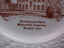 first church of christ wethersfield ct Collectors Plate World Wide Art Studios