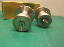 bp-100tsn-us32d e-z-set entry key lock no keys knobs only stainless steel
