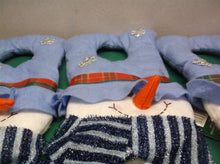 Lot of 3 snowman door knob hangers