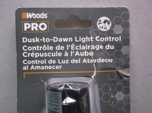 Woods 59425WD Socket Photocell, Black