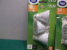 (5) Great Value LED Light Bulb 7W (50W Equivalent) MR16 Lamp GU10 Base Dimmable