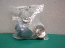 Brainerd Ceramic Pumpkin 1.75-in Dusty Blue and Satin Nickel Round Cabinet Knob