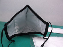 Yiiza 1 Black Reusable Breathable Cloth Face Protection w 4 Pcs Filters Washable
