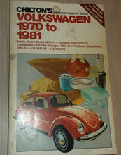 1970 -1981 Chilton's Repair & Tune-up Guide Volkswagen 0-8019-6837-2