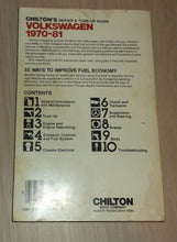 1970 -1981 Chilton's Repair & Tune-up Guide Volkswagen 0-8019-6837-2