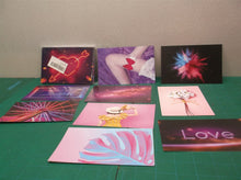 assortment of love wall cards