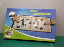 Fast Sling Puck Game Hockey Curling Game Slingshot Board Portable Wooden Game