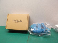 compuda dog leash leather blue with medium color