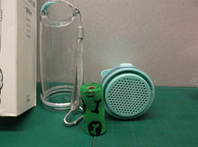 Diil Travel Dog Waterer, water bottle for dogs 17oz green