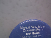 Mickey’s Very Merry Christmas Party Button Disney WDW