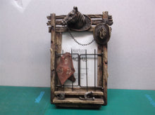 Burton & Burton Horse & Western Themed Picture Frame 9x6x4