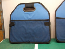 pair of 2 blue collapsible organizers ds1