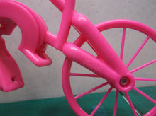 Barbie Mattel 2007 Barbie Bicycle Bike pink plastic Basket w/ flowers