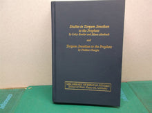 Studies In Targum Jonathan Prophets By Churgin, Pinkhos (1983 Hardcover)