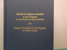 Studies In Targum Jonathan Prophets By Churgin, Pinkhos (1983 Hardcover)