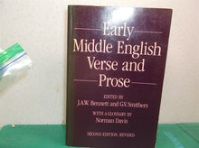 Early Middle English Verse and Prose paperback