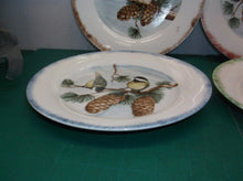 Set of 4 8" decorative use only bird themed plates ds1