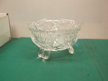 Vintage 7.25 crystal candy dish ds1