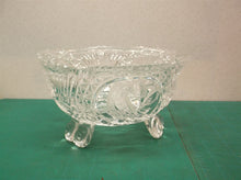 Vintage 7.25 crystal candy dish ds1