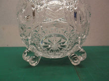 Vintage 7.25 crystal candy dish ds1